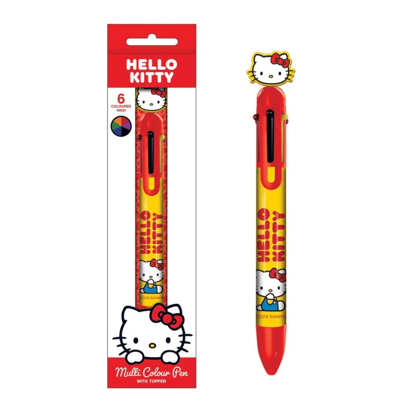 Hello Kitty (FAVOURITE THINGS) Multi Colour 6-IN-1 Pen