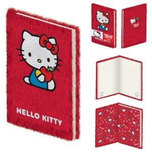 Hello Kitty A5 Plush Notebook Casebound