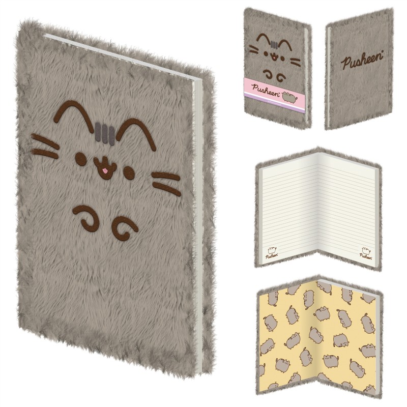 Pusheen (Playful) Plush A5 Notebook