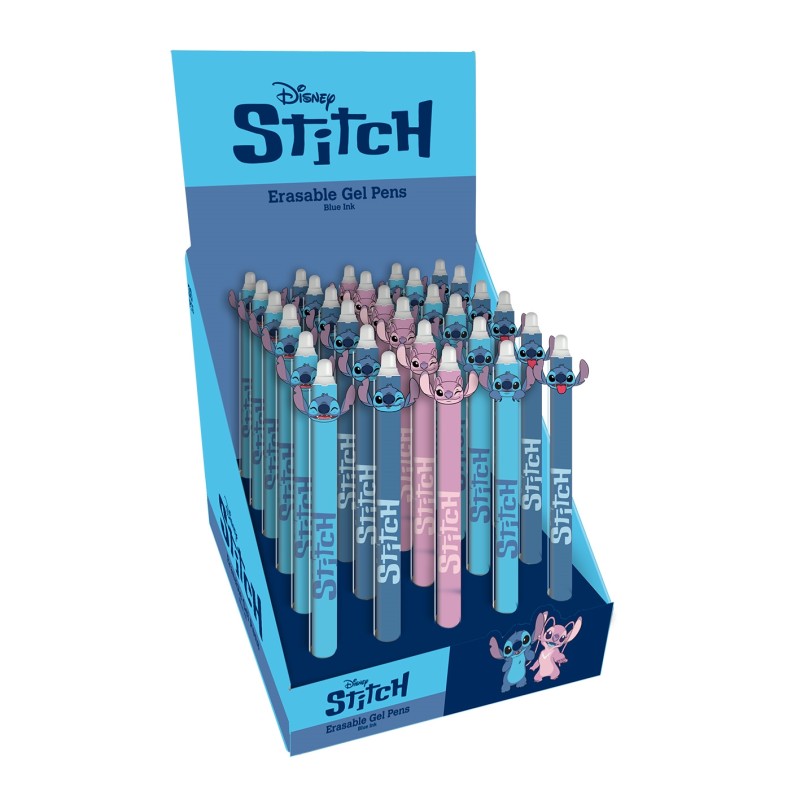 CDUx30 Lilo &amp; Stitch (Core Blue) Erasable Ink Gel Pens