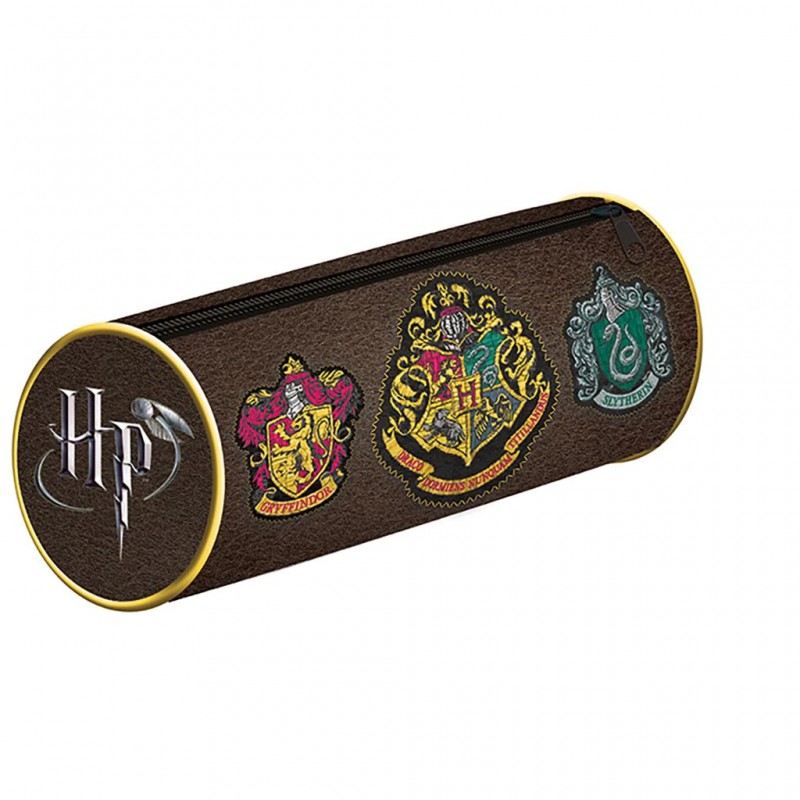 CDU Harry Potter Crest PVC Barrel Pencil Case