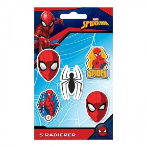 ERASER SET MARVEL (SPIDER-MAN)