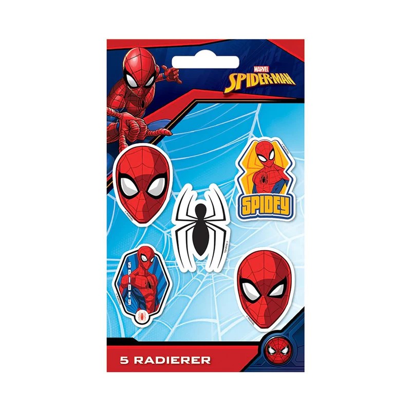 ERASER SET MARVEL (SPIDER-MAN)