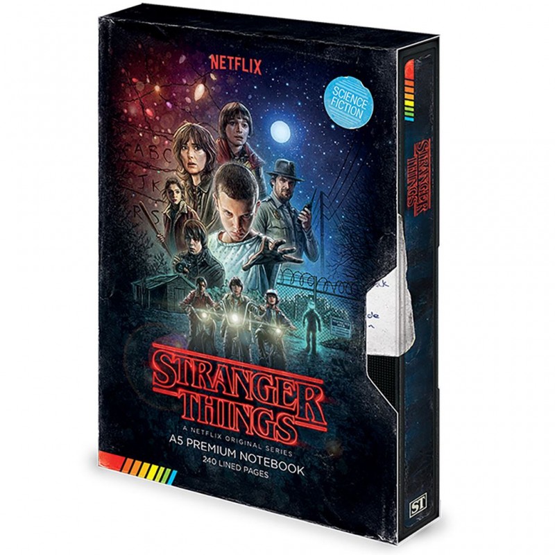 CDU Premium Notebook A5 VHS (S1) Stranger Things