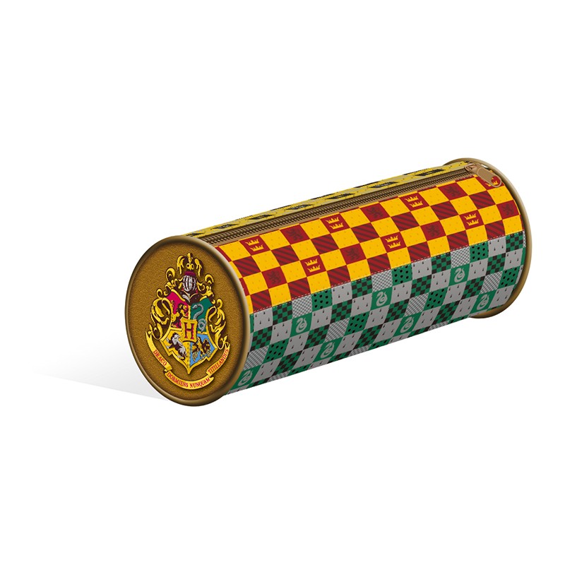 CDU Pencil Case (Barrel ) Harry Potter (House Crests)