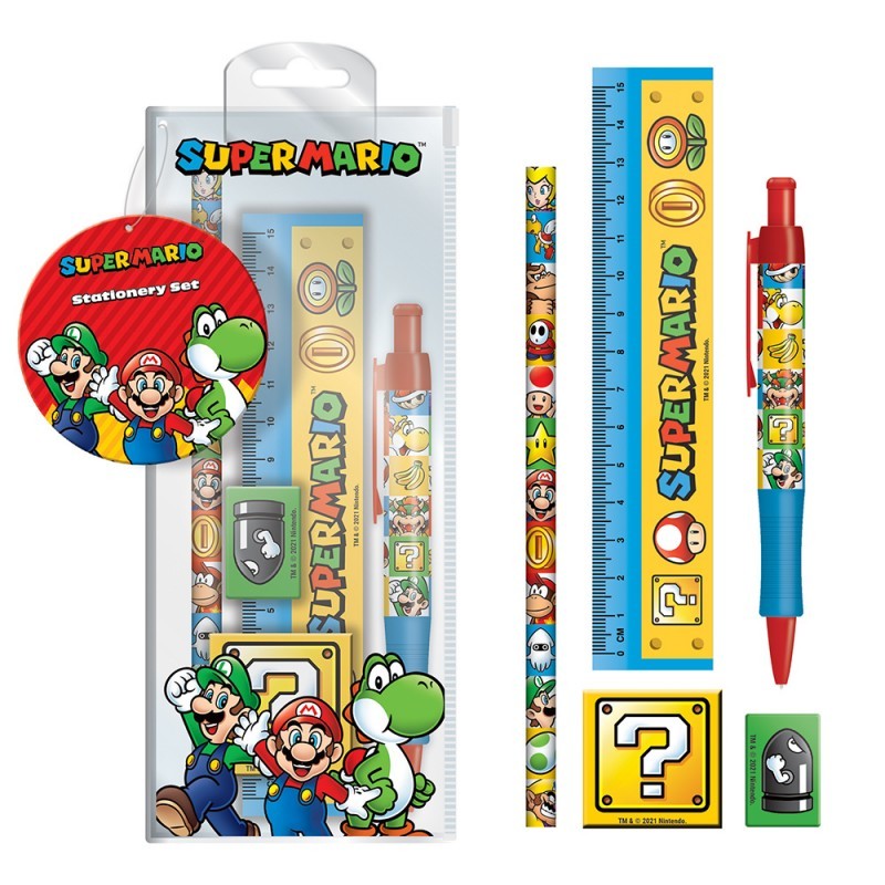 SUPER MARIO (CORE) STATIONERY SET