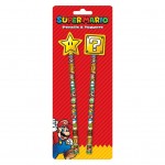 SUPER MARIO (COLOUR BLOCK) PENCIL SET