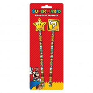 SUPER MARIO (COLOUR BLOCK) PENCIL SET