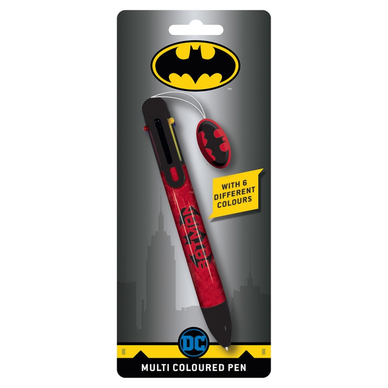 CDU Multi Colour Pen Batman (Red)