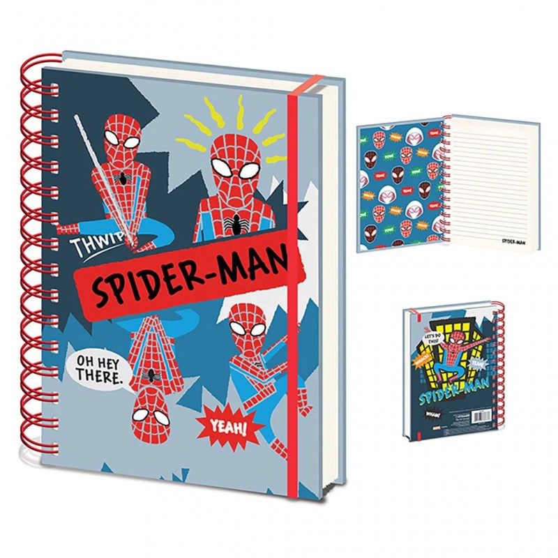 CDU Marvel (Spider-Man Sketch) A5 Wiro Notebook