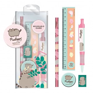 STATIONERY SET PUSHEEN (BOTANICAL)