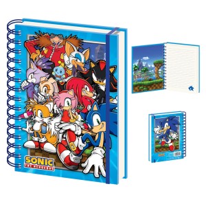 Notebook A5 Wiro SONIC THE HEDGEHOG (GreenHillZoneGang)