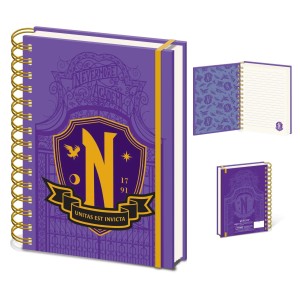 NOTEBOOK A5 WIRO WEDNESDAY (NEVERMORE SHIELD)