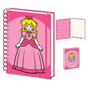 Super Mario (Princess Peach)  A5 Wiro Notebook
