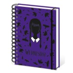 Wednesday A5 Wiro Notebook