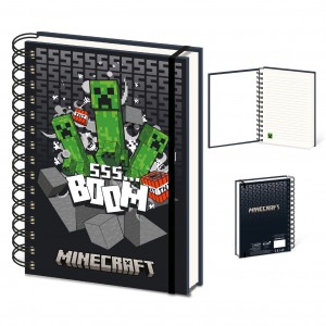 CDU MINECRAFT A5 3D LENTICULAR NOTEBOOK