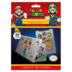 CDU Tech Stickers Super Mario (Mushroom Kingdom)