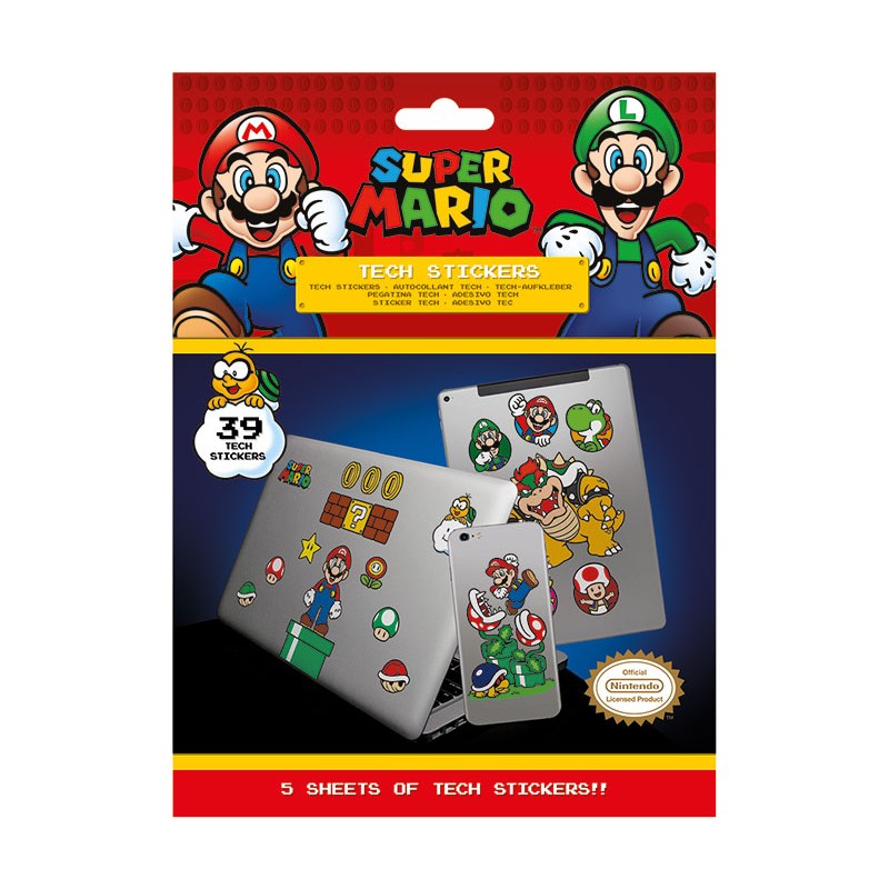CDU Super Mario (Mushroom Kingdom) Tech Stickers