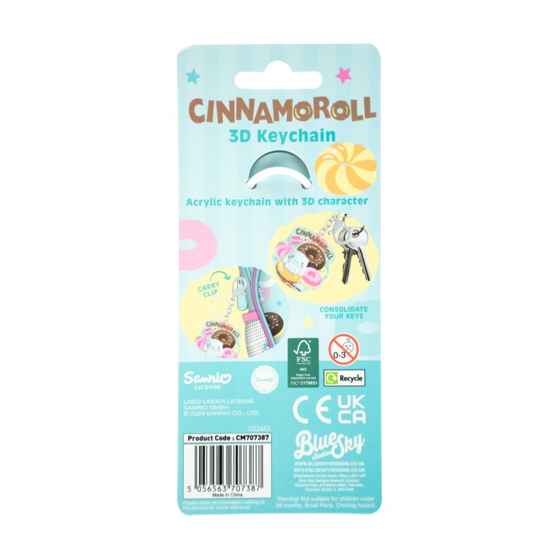 HK Cinnamoroll Character Keychain