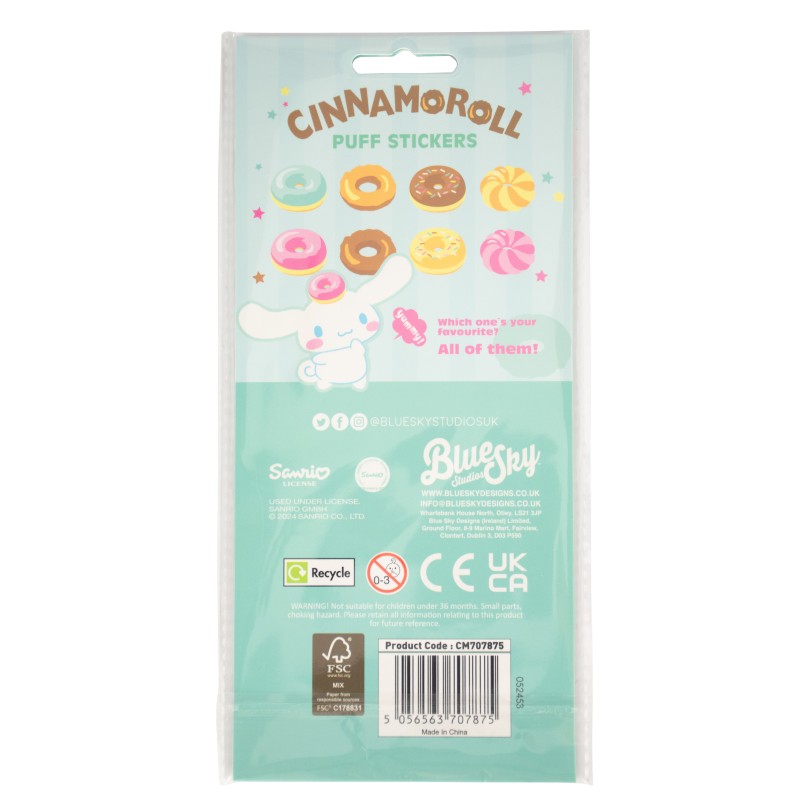 Sanrio Cinnamoroll Sticker Set - Puff