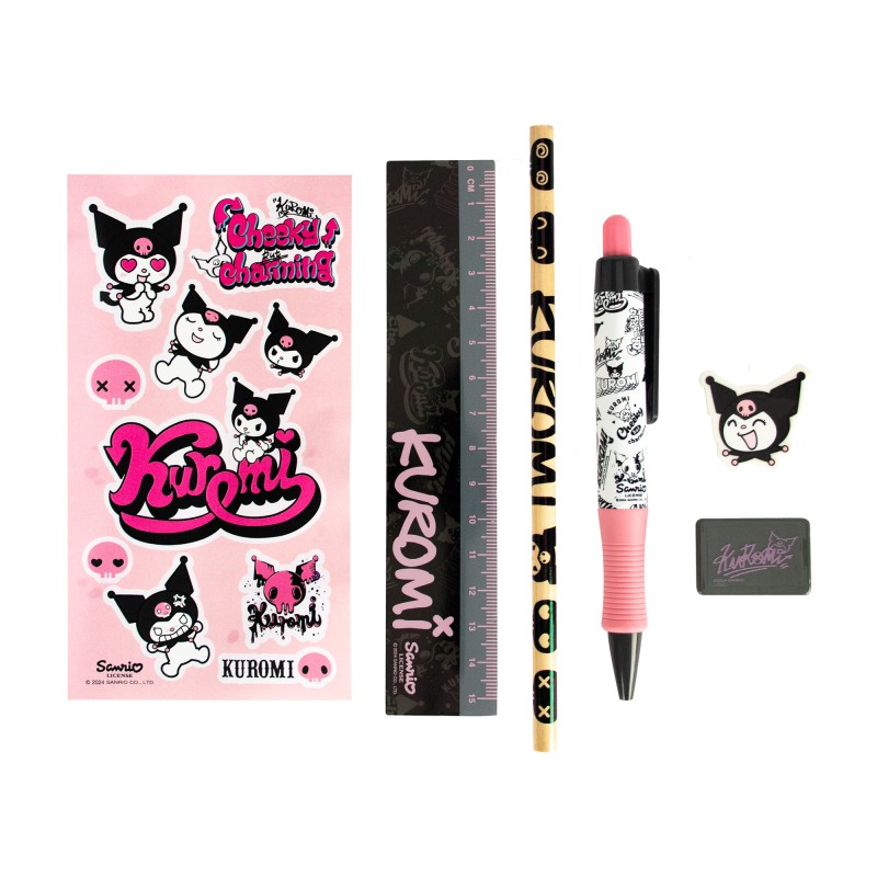 Sanrio Kuromi Stationery Set