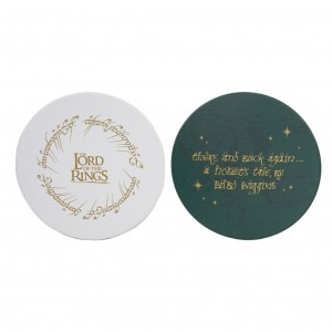 Coasters Set of 2 Ceramic Boxed - Lord of the Rings