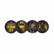 Coasters Set of 4 Ceramic - DC Comics (Gotham City)