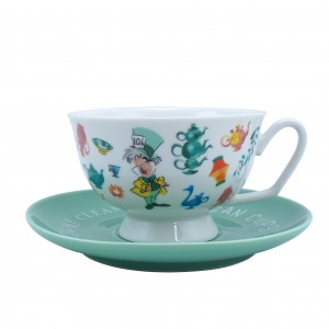 Cup &amp; Saucer Set Boxed - Alice in Wonderland