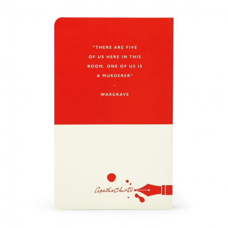 Notebook Pocket Flex - Agatha Christie (There were none)