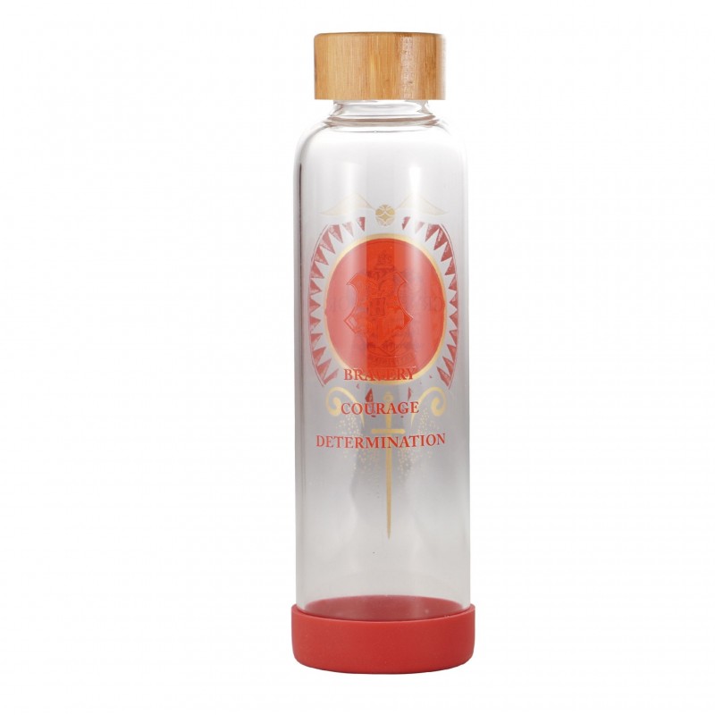 Water Bottle Glass (500ml) - Harry Potter (Proud Gryffindor)