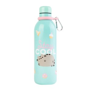 PUSHEEN FOODIE HOT&amp;COLD 500ML METAL BOTTLE