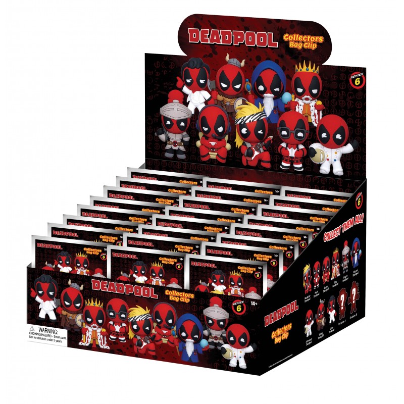CDU 3D Foam Bag clips display (24 pcs) Deadpool