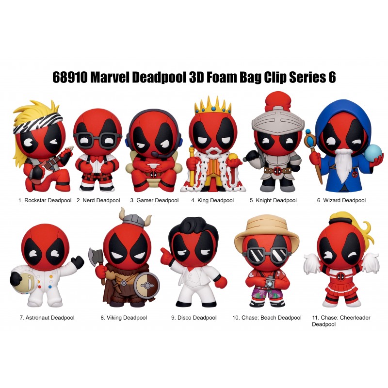 CDU 3D Foam Bag clips display (24 pcs) Deadpool