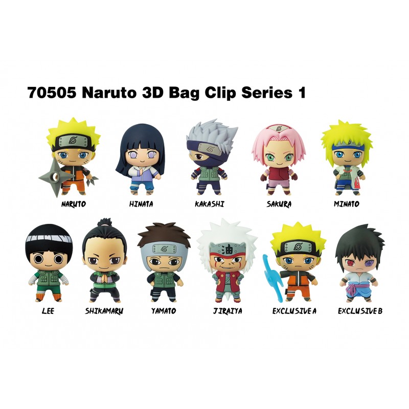 CDU 3D Foam Bag clips display (24 pcs) Naruto