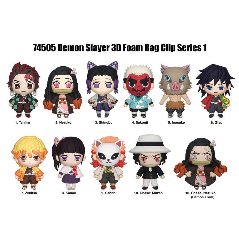 CDU 3D Foam Bag clips display (24 pcs) Demon Slayer