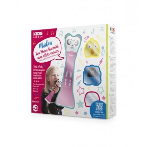 Karaoke Microphone with voice effects - Pink