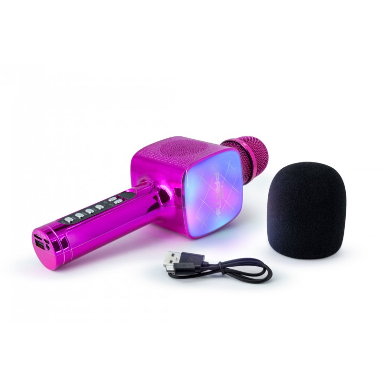 All-In-One Microphone - Bluetooth &amp; Karaoke  Pink