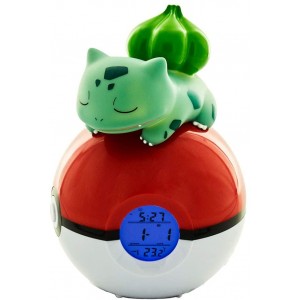 Alarm clock with light Bulbasaur