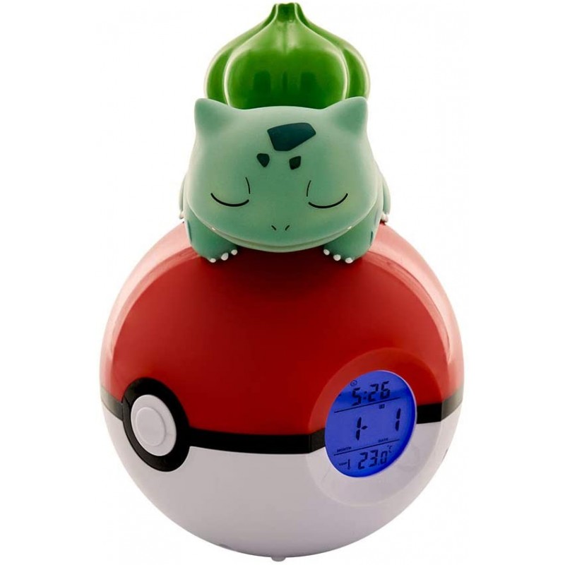 Alarm clock with light Bulbasaur