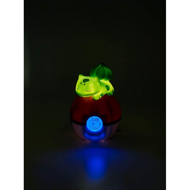 Alarm clock with light Bulbasaur