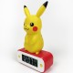 Alarm clock with light Pikachu