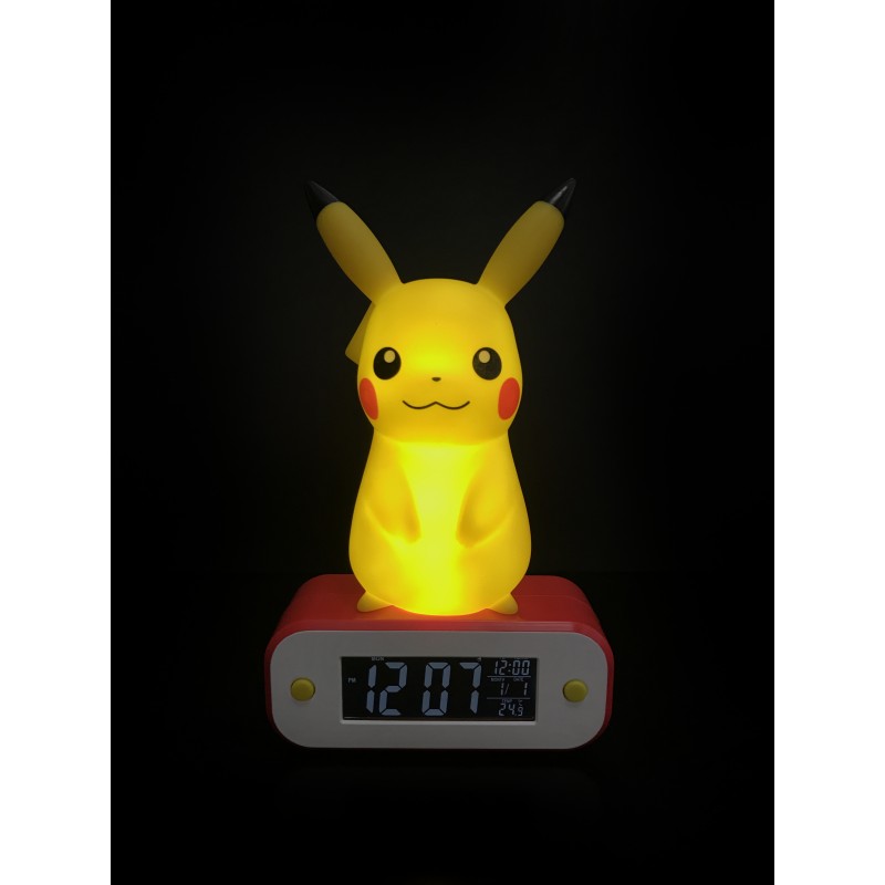 Alarm clock with light Pikachu