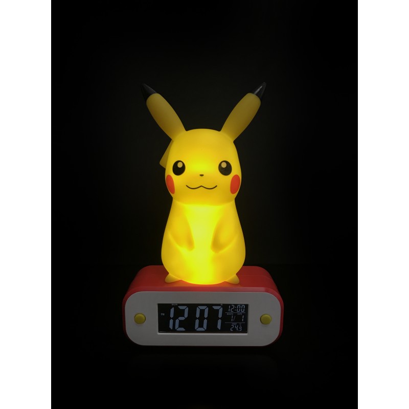 Alarm clock with light Pikachu