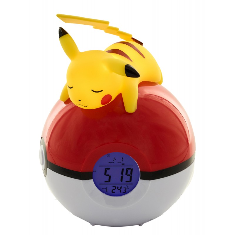 Pikachu Light up Alarm clock FM