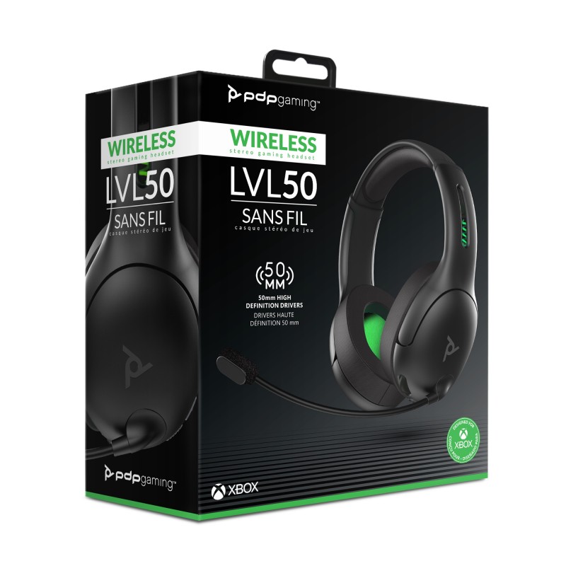 LVL50 Wireless Stereo Headset - Black