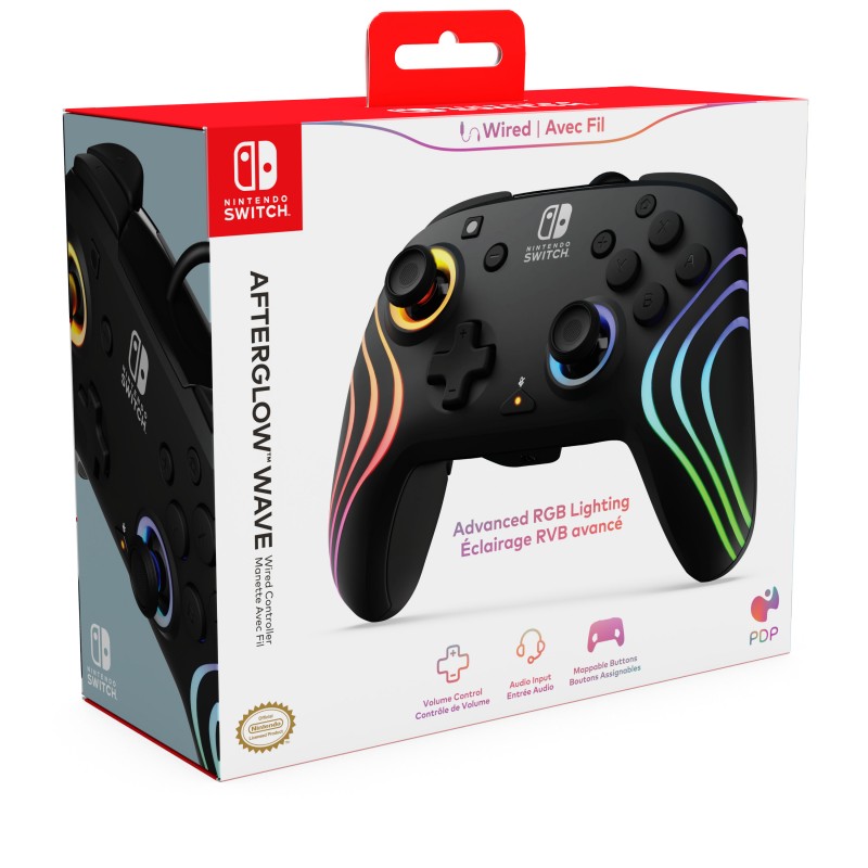 Afterglow Wave Wired Controller - Black