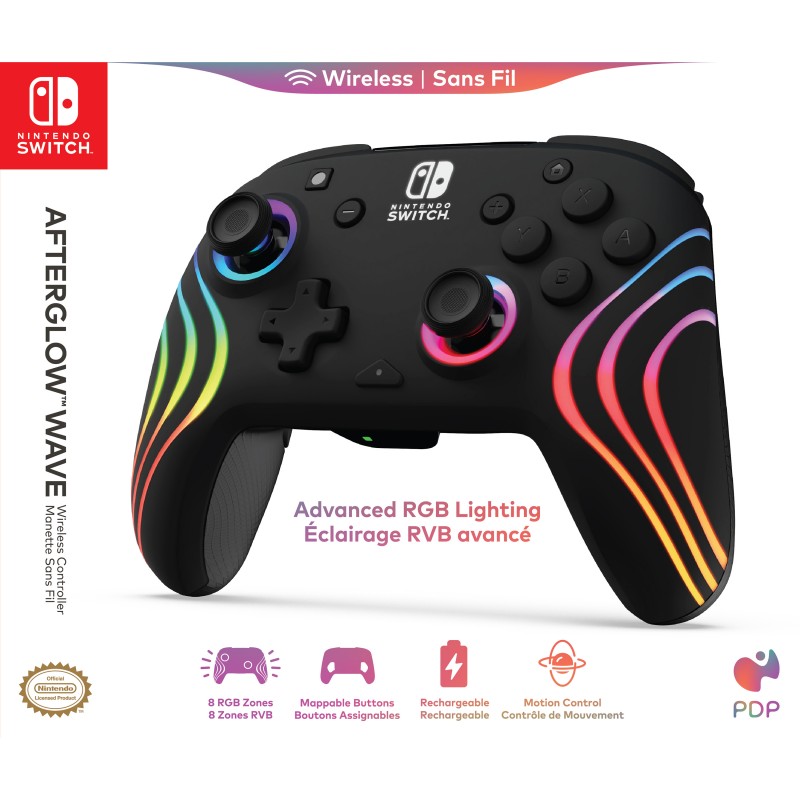 Afterglow Wave Wireless Controller - Black w motion
