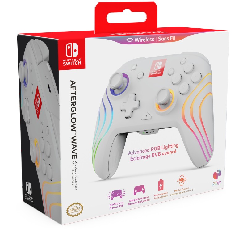 Afterglow Wave Wireless Controller - White w motion