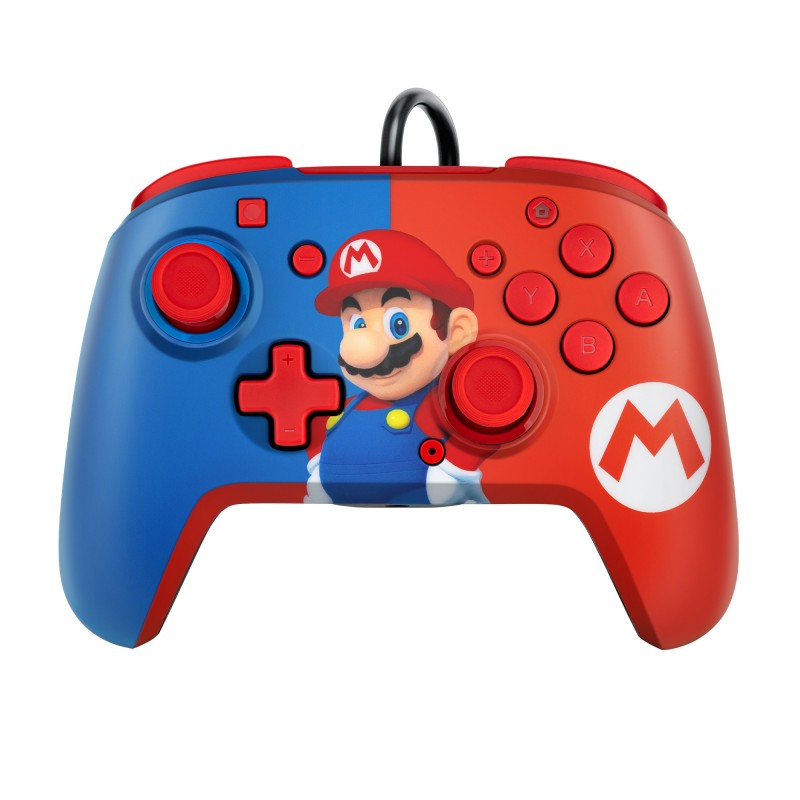 Faceoff Deluxe+ Audio Wired Controller -  Mario