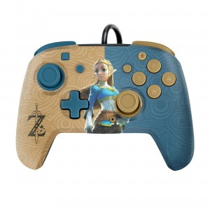 Faceoff Deluxe+ Audio Wired Controller - Zelda